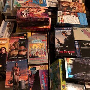 Random pick 10 VHS tape lot sale 25$